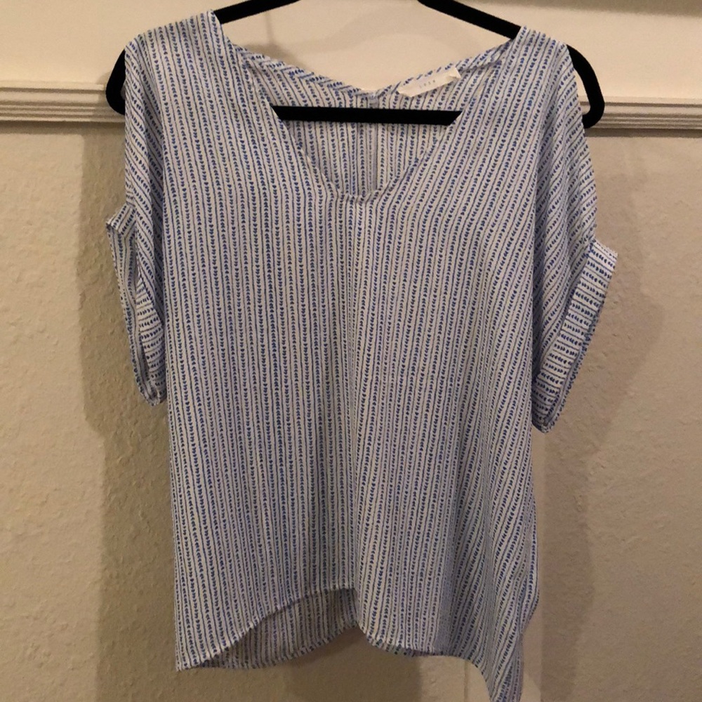 Lush Blue Blouse